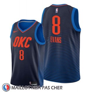 Maillot Oklahoma City Thunder Jawun Evans Statement Bleu