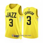 Maillot Utah Jazz Stanley Johnson NO 3 Icon 2022-23 Jaune