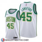 Maillot Boston Celtics Romeo Langford Ville 2019-20 Blanc