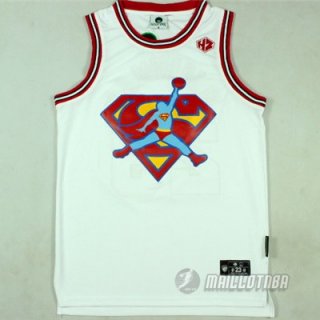 Maillot Superman Flightman #23 Blanc