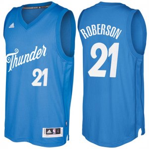 Maillot Navidad 2016 Andre Roberson Thunder 21 Bleu