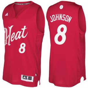 Maillot Navidad 2016 Tyler Johnson Heat 8 Rouge