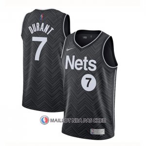Maillot Brooklyn Nets Kevin Durant Earned 2020-21 Noir
