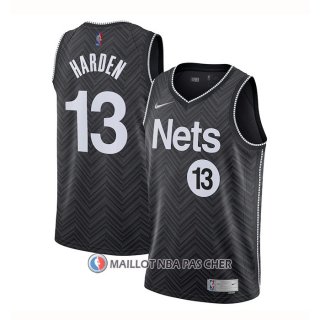 Maillot Brooklyn Nets James Harden Earned 2020-21 Noir