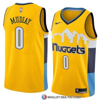 Maillot Denver Nuggets Emmanuel Mudiay Statement 2018 Jaune