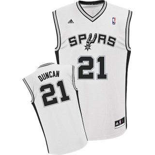Maillot Blanc Duncan San Antonio Spurs Revolution 30