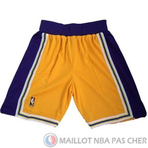 Shortes Jaune Los Angeles Lakers NBA
