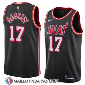 Maillot Miami Heat Rodney Mcgruder No 17 Classic 2018 Noir