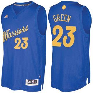 Maillot Navidad 2016 Draymond Green Warriors 23 Bleu