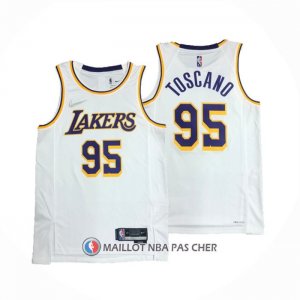 Maillot Los Angeles Lakers Juan Toscano-Anderson NO 95 Association 2021-22 Blanc