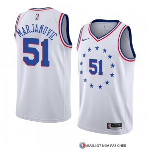 Maillot Philadelphia 76ers Boban Marjanovic Earned 2018-19 Blanc