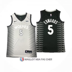 Maillot Minnesota Timberwolves Anthony Edwards NO 5 Gris