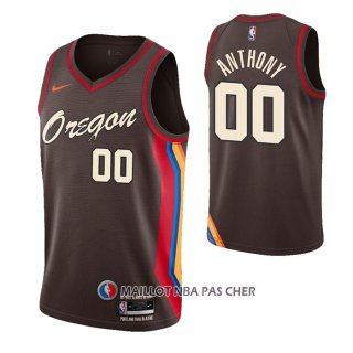 Maillot Portland Trail Blazers Carmelo Anthony Ville 2020-21 Marron