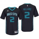 Maillot Manga Cort Marvin Williams Hornets 2 Noir