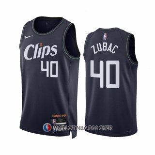 Maillot Los Angeles Clippers Ivica Zubac NO 40 Ville 2023-24 Bleu