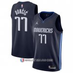 Maillot Doncic Mavericks Luka Doncic Statement 2020 Bleu