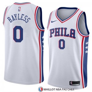 Maillot Philadelphia 76ers Jerryd Bayless Association 2018 Blanc
