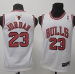Maillot Enfant de Jordan Chicago Bulls #23 Blanc