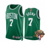 Maillot Boston Celtics Jaylen Brown NO 7 Icon 2022 NBA Finals Vert