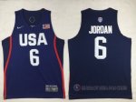 Maillot NBA Twelve USA Dream Team Jorodan 6# Bleu
