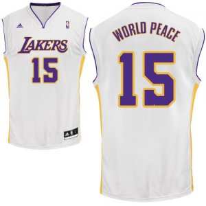 Maillot Blanc WorldPeace Los Angeles Lakers Revolution 30