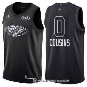 Maillot All Star 2018 New Orleans Pelicans Demarcus Cousins 0 Noir