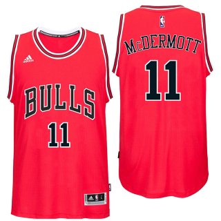 Maillot Bulls McDermott 11 Rouge