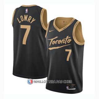 Maillot Tornto Raptors Kyle Lowry Ville 2020-21 Noir