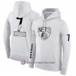 Veste a Capuche Brooklyn Nets Kevin Durant Blanc