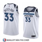 Maillot Minnesota Timberwolves Keita Bates-diop No 33 Association 2018 Blanc