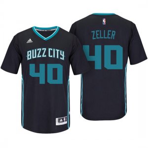 Maillot Manga Cort Cody Zeller Hornets 40 Noir