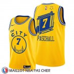 Maillot Golden State Warriors Eric Paschall Hardwood Classics Or