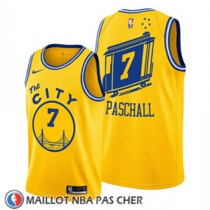Maillot Golden State Warriors Eric Paschall Hardwood Classics Or