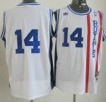 Maillot ABA de Sacramento Kings #14 Blanc
