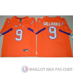 Maillot NCAA Wayne Gallman II Jaune 2016