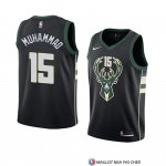Maillot Milwaukee Bucks Shabazz Muhammad Statement 2018 Noir