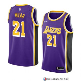 Maillot Los Angeles Lakers Travis Wear Statement 2018-19 Volet