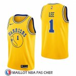 Maillot Golden State Warriors Damion Lee Hardwood Classic 2018-19 Jaune