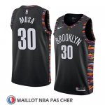 Maillot Brooklyn Nets Dzanan Musa Ville 2019 Noir