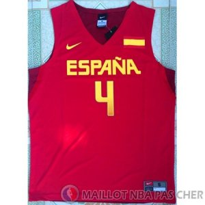 Maillot Jeux Olympiques Rio Espana Gasol #4 Rouge