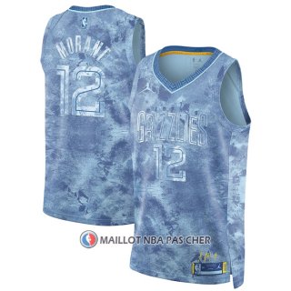 Maillot Memphis Grizzlies Ja Morant NO 12 Select Series 2023 Bleu