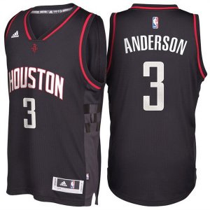 Maillot Alternate Black Space City Rockets Anderson 3 Noir