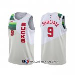 Maillot Milwaukee Bucks Donte Divincenzo Earned Blanc