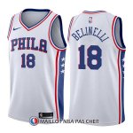 Maillot Philadelphia 76ers Marco Belinelli Association 18 2017-18 Blanc