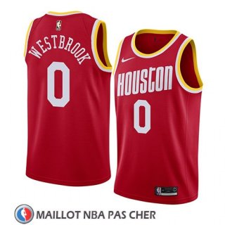 Maillot Houston Rockets Russell Westbrook Hardwood Classics 2019-20 Rouge