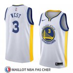 Maillot Golden State Warriors David West 3 Association 2018 Blanc