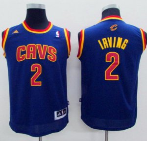 Maillot Enfant de Irving Cleveland Cavaliers #2 Bleu
