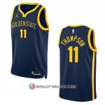 Maillot Golden State Warriors Klay Thompson NO 11 Statement 2022-23 Noir