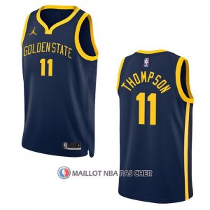 Maillot Golden State Warriors Klay Thompson NO 11 Statement 2022-23 Noir