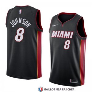 Maillot Miami Heat Tyler Johnson Icon 2018 Noir